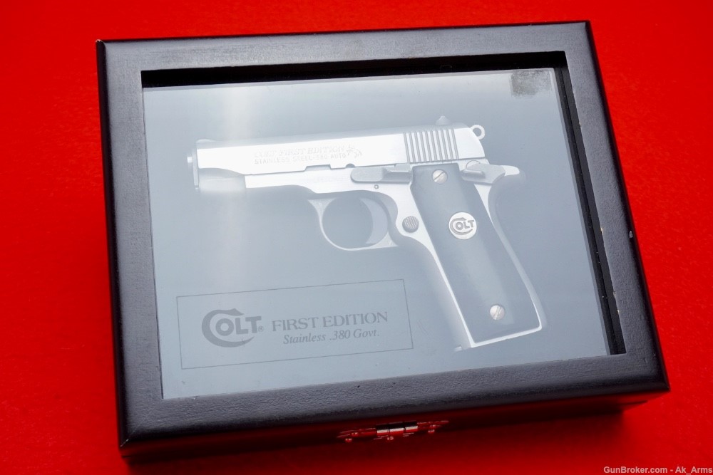 RARE Colt Government .380ACP Stainless *RARE FIRST EDITION MODEL*-img-15