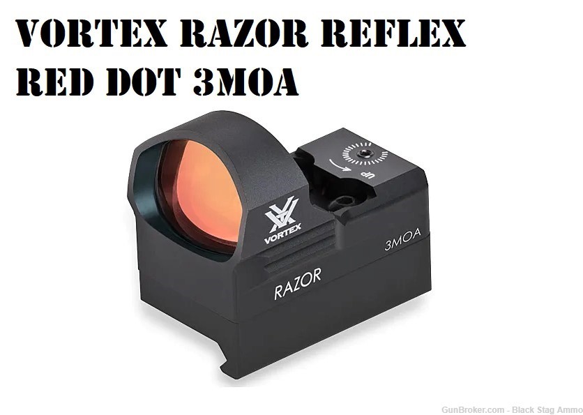New Vortex Razor Red Dot 3 MOA RZR-2001 -img-0