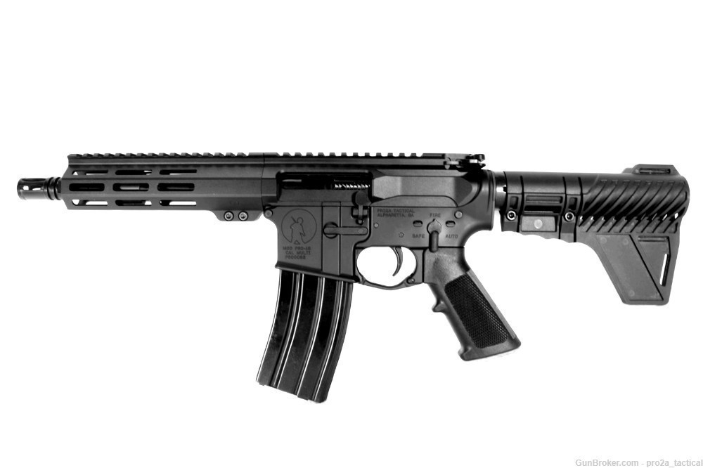 PRO2A TACTICAL PATRIOT LEFT HAND 7.5 inch AR-15 350 LEGEND M-LOK Pistol-img-0
