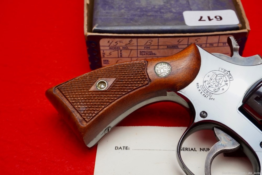 Ultra Rare Smith & Wesson Model 45-2 Revolver .22LR 4" *POST OFFICE GUN*-img-7