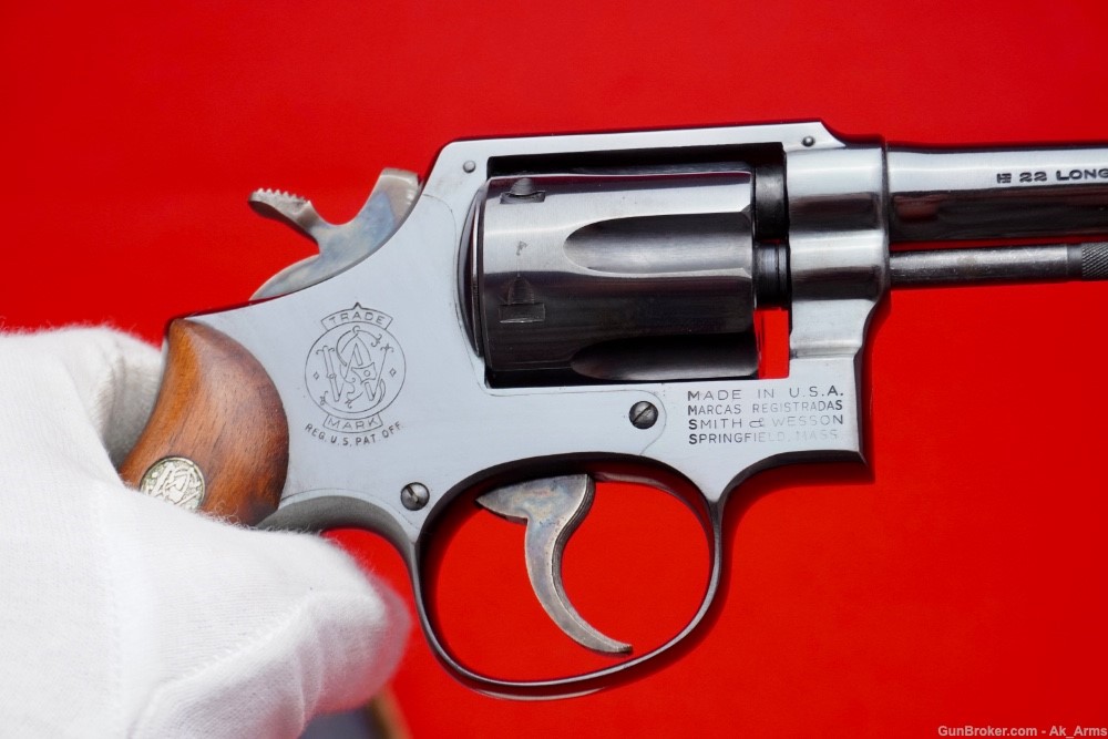 Ultra Rare Smith & Wesson Model 45-2 Revolver .22LR 4" *POST OFFICE GUN*-img-11