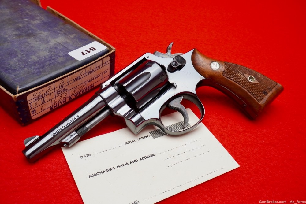 Ultra Rare Smith & Wesson Model 45-2 Revolver .22LR 4" *POST OFFICE GUN*-img-0