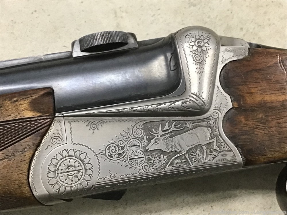 Engraved Austrian Josef Just Combo Gun 16 Gauge/7X65R Kahles Scope C&R-img-23