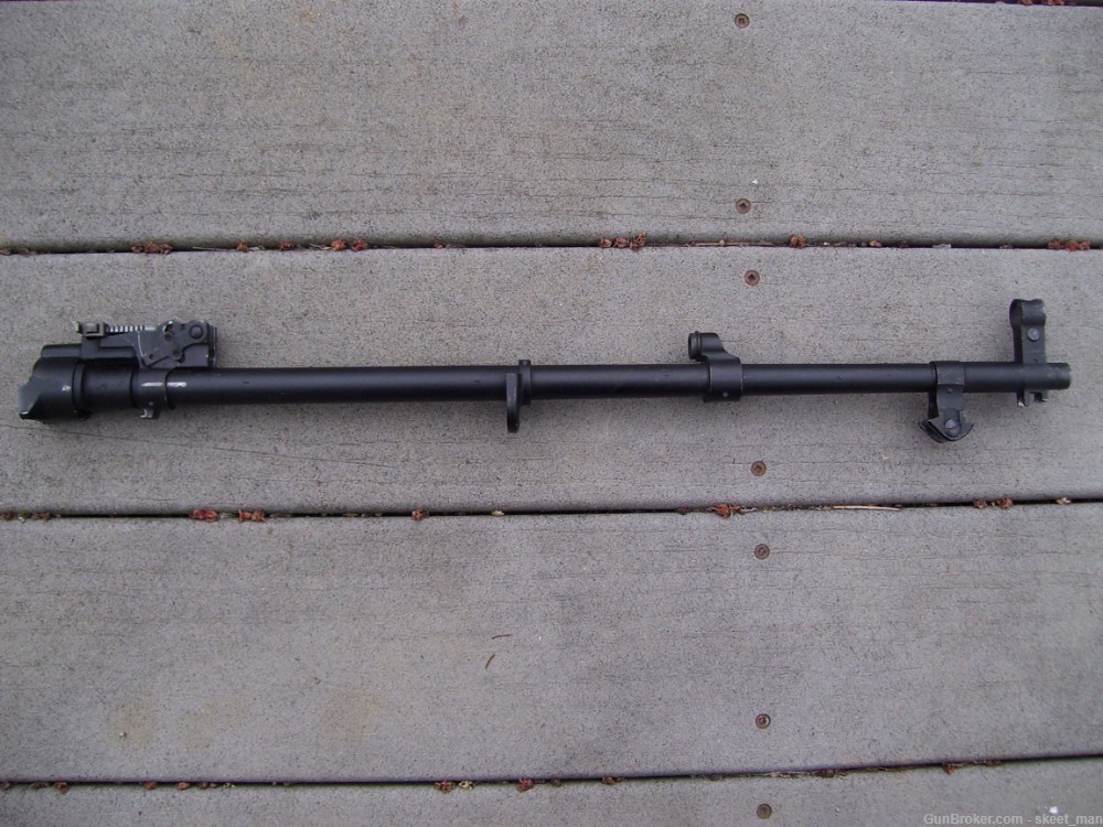 Russian SKS Barrel Assembly 7.62x39 Screw-In Long Collar with Sights-img-0