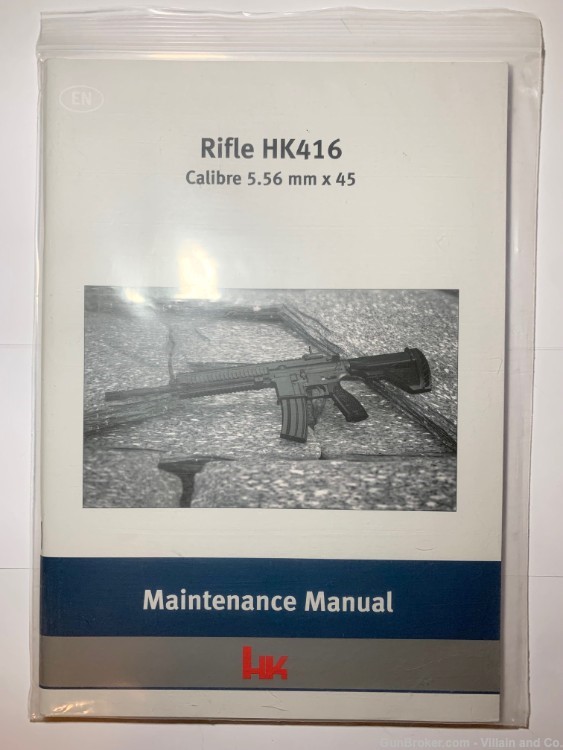 NEW - HK Heckler & Koch HK416 Maintenance Manual English (Dated 02/12)-img-3