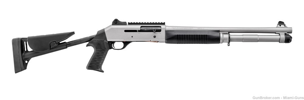 Benelli M4 H20 Titanium Cerakote Shotgun w/ NS and Telescoping Stock-img-2