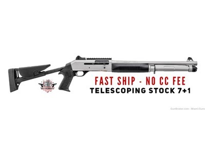 Benelli M4 H20 Titanium Cerakote Shotgun w/ NS and Telescoping Stock