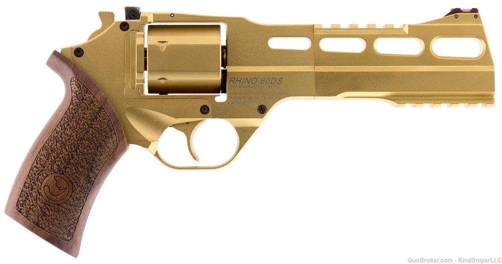 Chiappa Firearms 340225 Gold Rhino 60DS 357 Mag Revolver-img-0