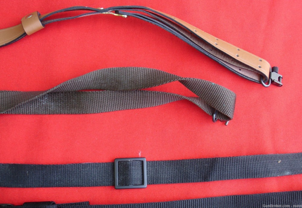 Lot Of FOUR Rifle Slings With Swivels, Allen, Nylon, Leather-img-4