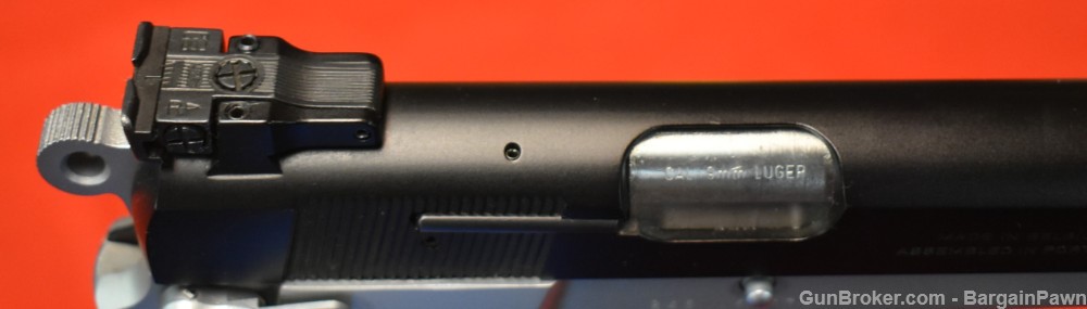 Vintage Browning Hi-Power 9mm Luger 4.7" 1-mag Belgium Portugal 2-Tone 1994-img-8