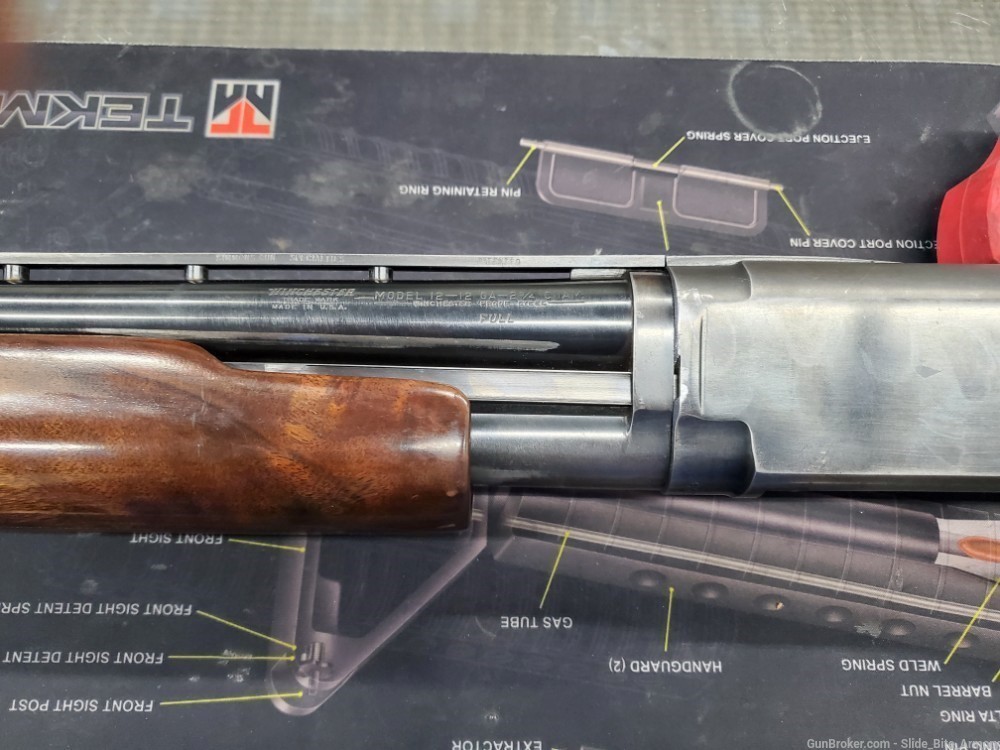Winchester Model 12 Pre 64 12 Gauge w/upgraded Wood Trap/Skeet Shotgun-img-8