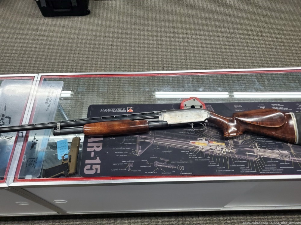 Winchester Model 12 Pre 64 12 Gauge w/upgraded Wood Trap/Skeet Shotgun-img-5