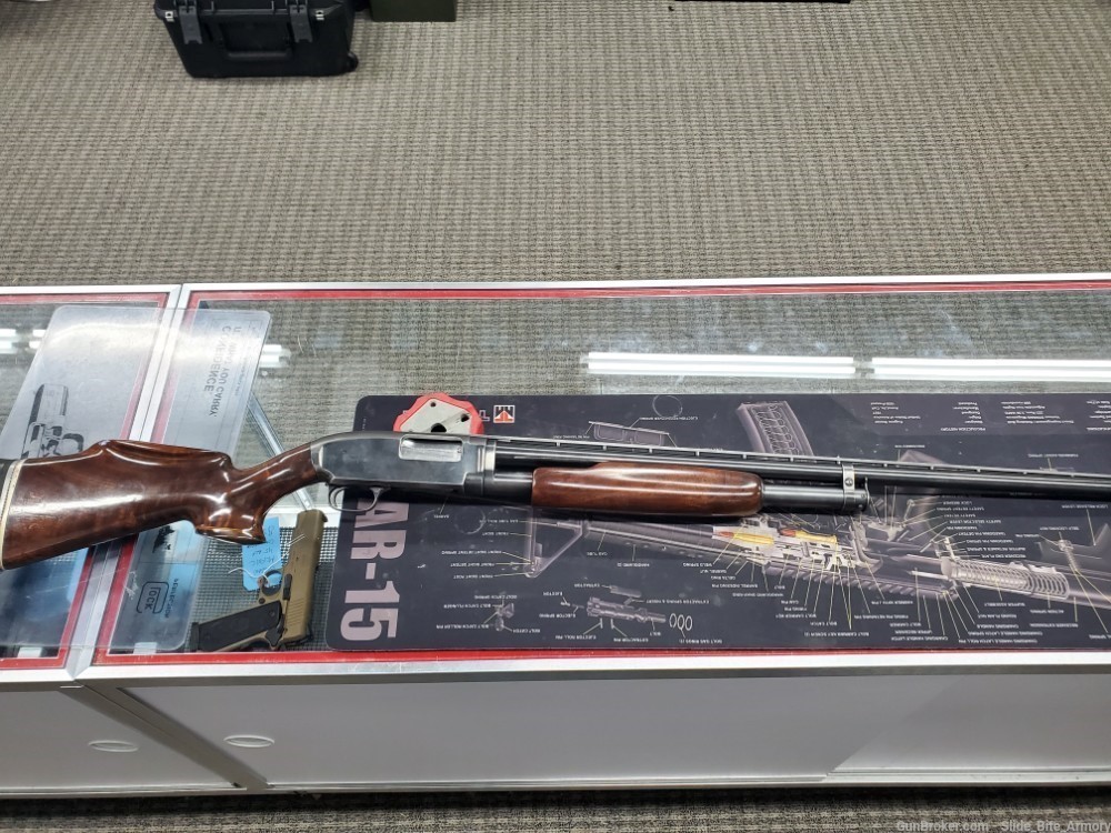 Winchester Model 12 Pre 64 12 Gauge w/upgraded Wood Trap/Skeet Shotgun-img-0