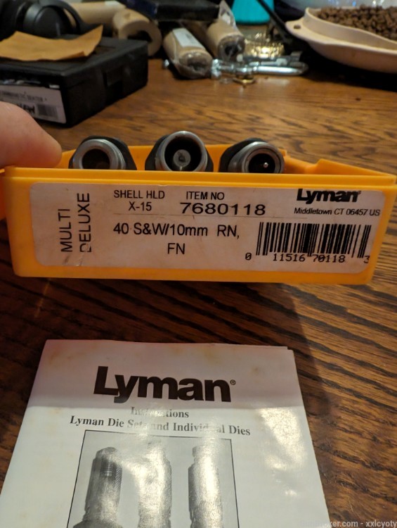 Lyman 40 S&W / 10 mm  dies -img-1