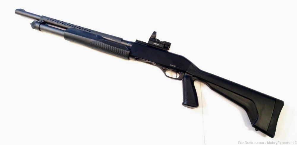 Stevens 320 Security 12ga Riot Style Pump Action Shotgun with Reflex Sight-img-0