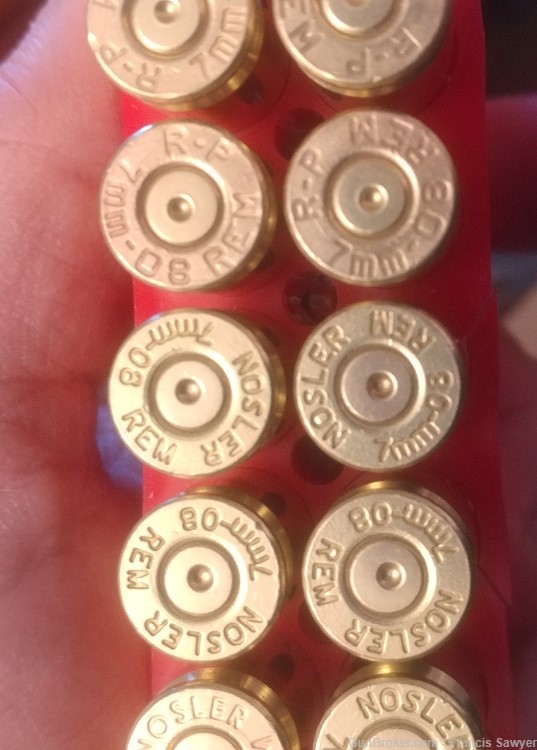 7mm-08 Brass 54 total Mixed PPU-35, Nosler-14 and Remington-5-img-1
