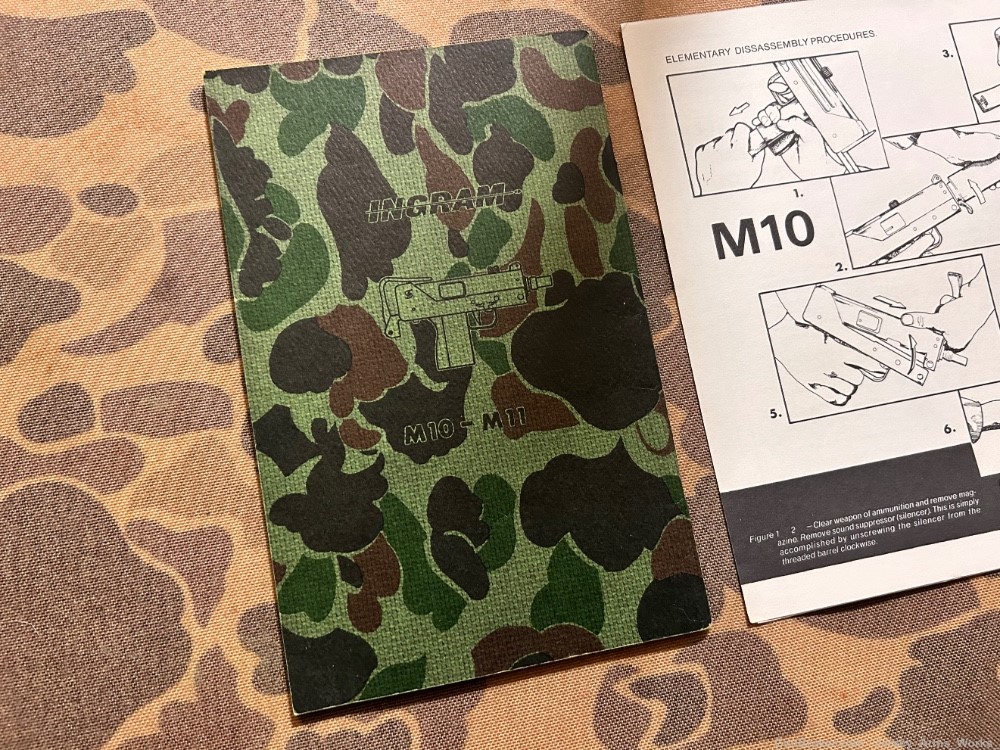 VTG Org . RPB Ingram M10 M11 Manual Defense Services Brochure MAC-10 Cobray-img-4