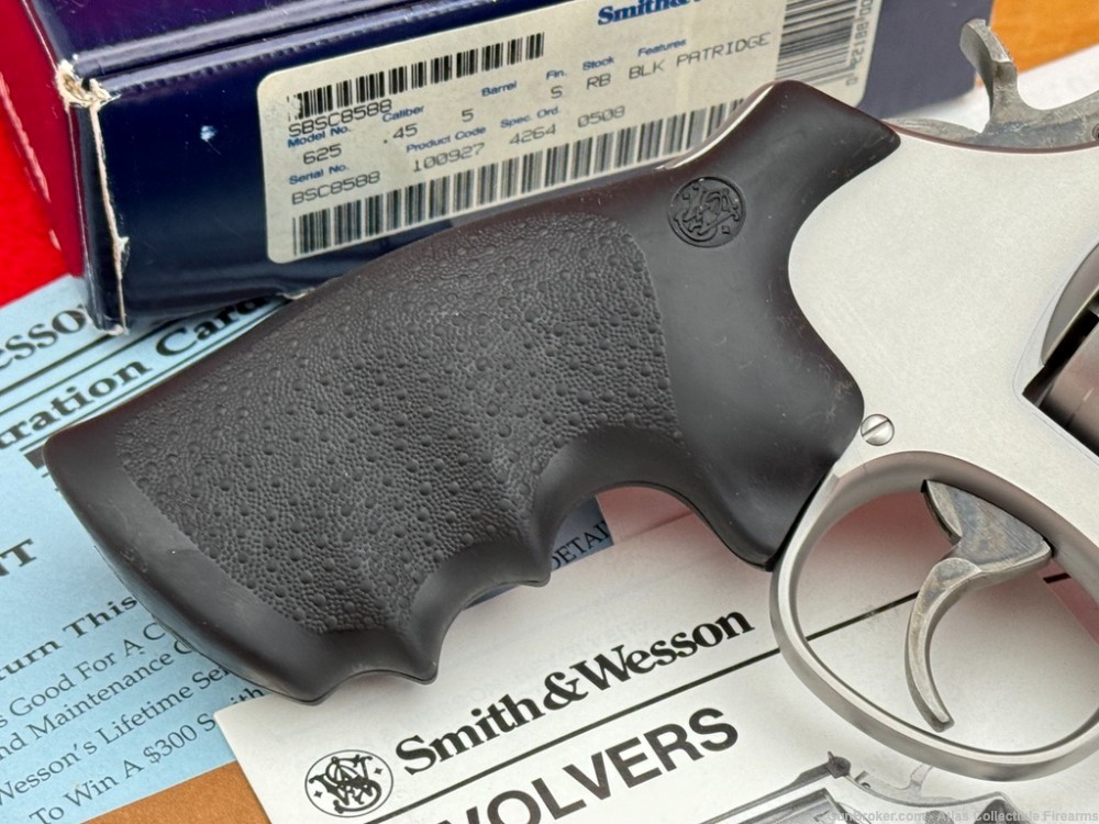 SCARCE 1994 Smith & Wesson 625-4 Stainless 45ACP 5" - Pristine / NIB!-img-8