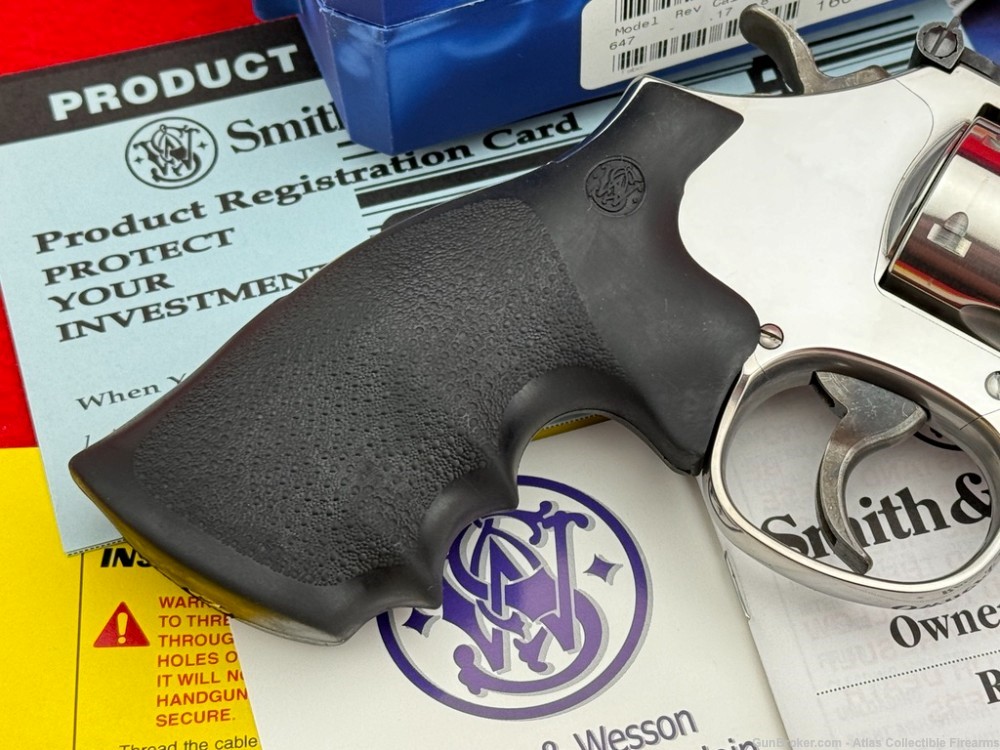 2003 Smith & Wesson 647 Stainless 8 3/8" *RARE .17 HORNADY MAGNUM* NIB!-img-12