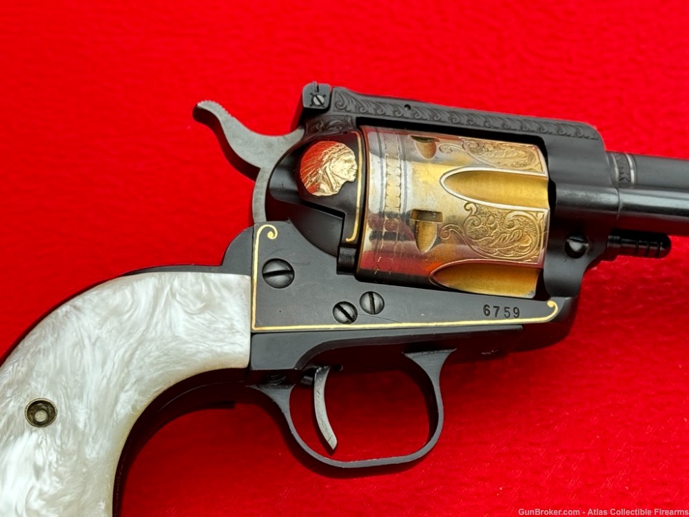 1966 Ruger Blackhawk 6 1/2" .41 Magnum |*MASTER ENGRAVED & GOLD INLAY*|-img-13