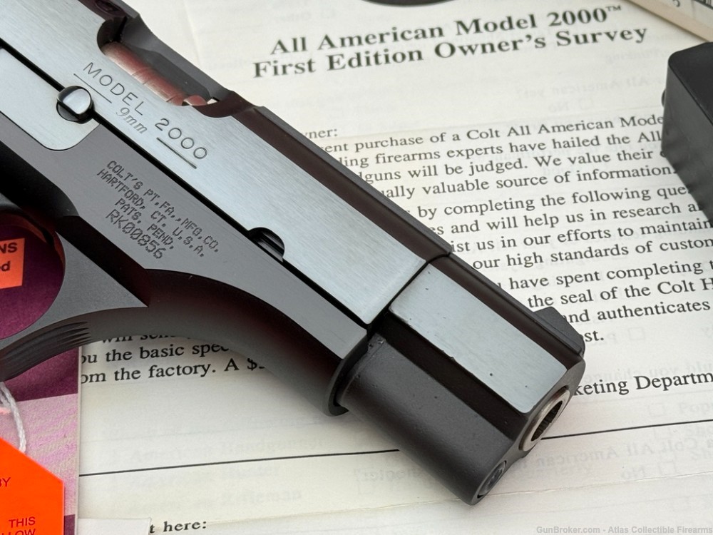 Rarely Seen 1992 Colt All American 9mm Blue |*RARE FIRST EDITION*| 100% NIB-img-7