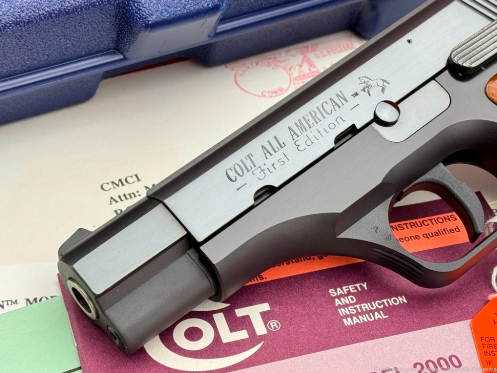 Rarely Seen 1992 Colt All American 9mm Blue |*RARE FIRST EDITION*| 100% NIB-img-2