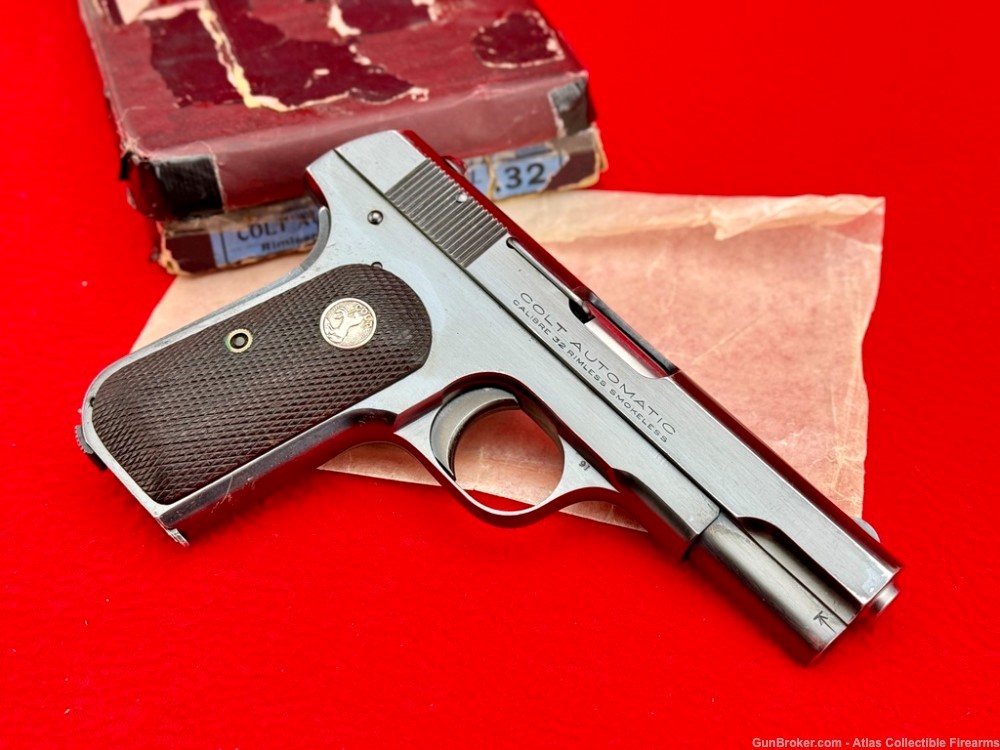 VERY FINE 1928 Colt 1903 Pocket Hammerless 32 ACP |*ALL ORIGINAL - PREWAR*|-img-6