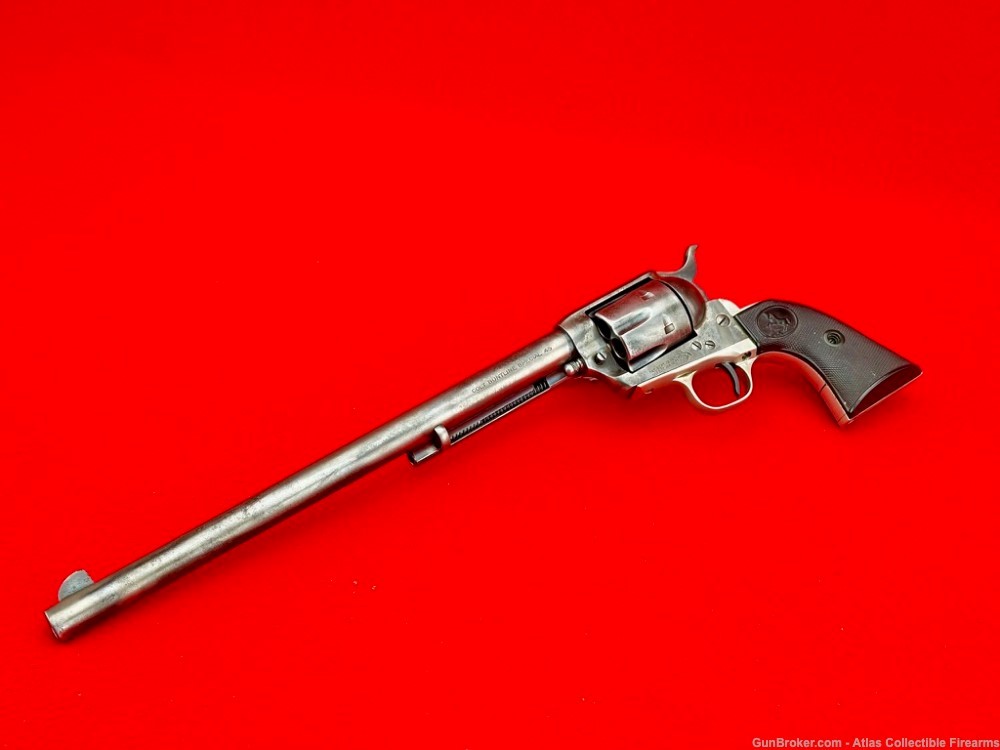 1962 Colt SAA Buntline 12" Antique Finish 45 Colt *RARE 2ND GENERATION*-img-0