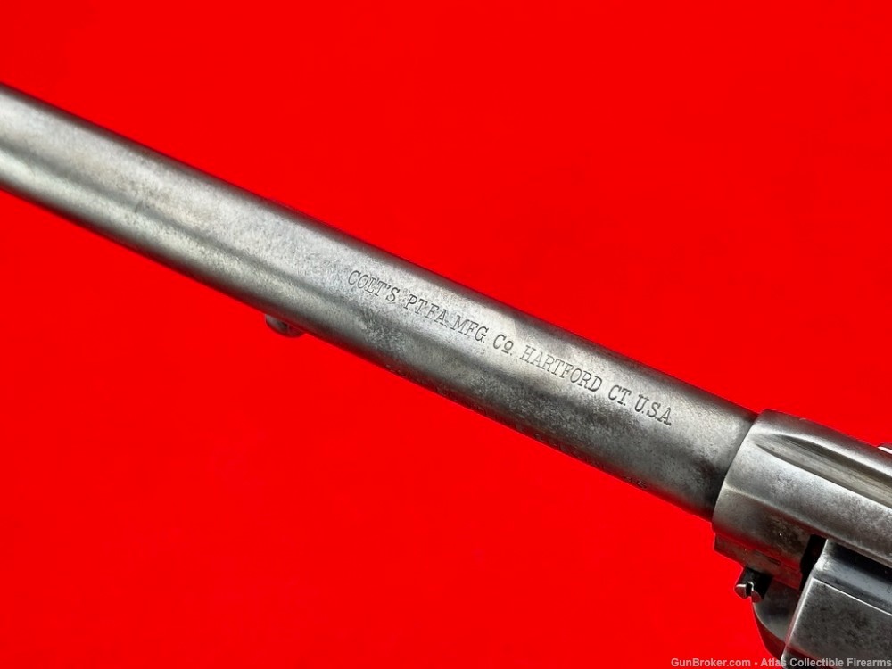 1962 Colt SAA Buntline 12" Antique Finish 45 Colt *RARE 2ND GENERATION*-img-12