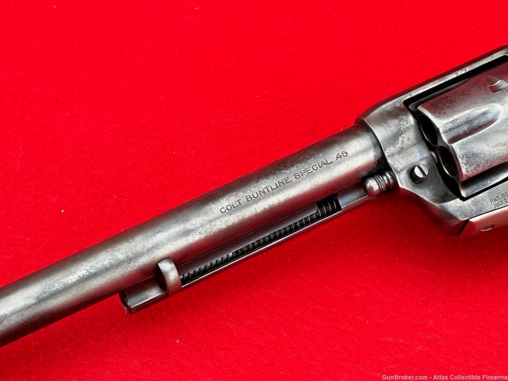1962 Colt SAA Buntline 12" Antique Finish 45 Colt *RARE 2ND GENERATION*-img-3