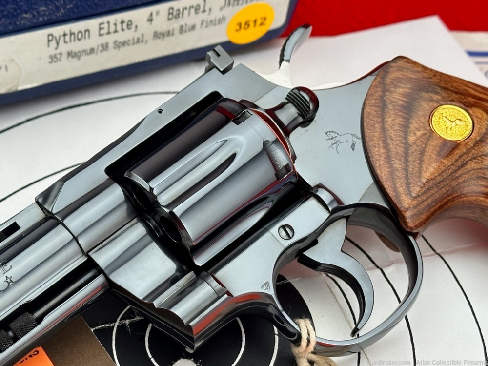 Custom Shop 1999 Colt Python Elite 4" 357 Magnum |*DELUXE ROYAL BLUE*|-img-3