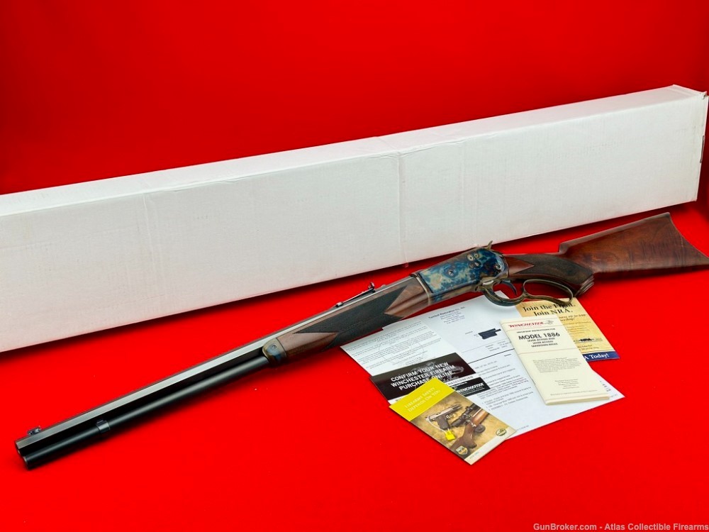 Winchester 1886 Deluxe Lever Action 45-70 *TURNBULL CASE COLOR* SN#195 NIB!-img-2