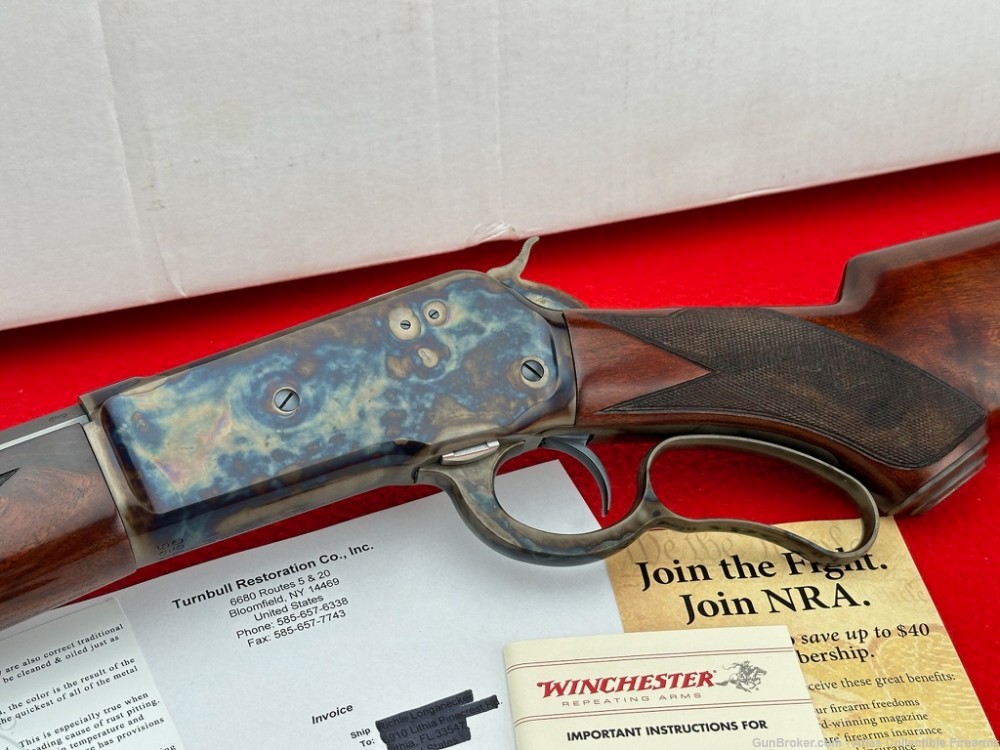 Winchester 1886 Deluxe Lever Action 45-70 *TURNBULL CASE COLOR* SN#195 NIB!-img-6