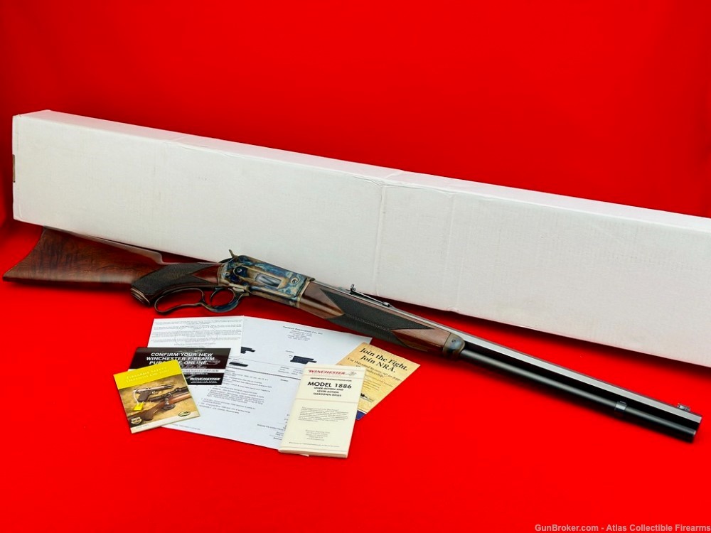 Winchester 1886 Deluxe Lever Action 45-70 *TURNBULL CASE COLOR* SN#195 NIB!-img-12