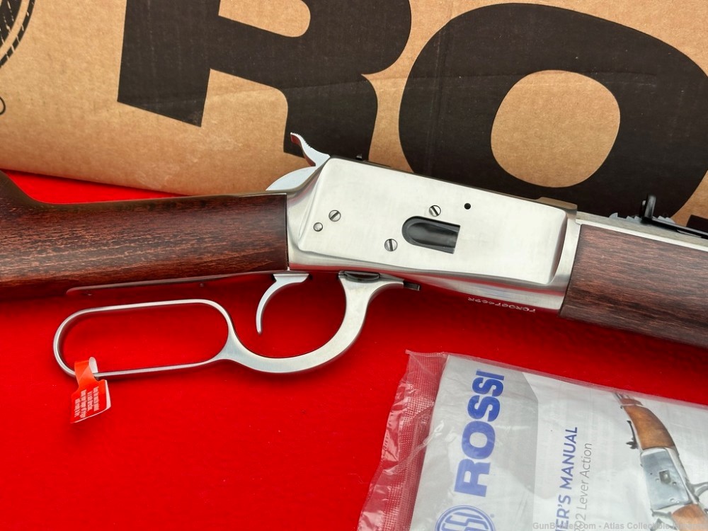 Mint Rossi Model R92 / 1892 Lever Action .357 Magnum 24" - Stainless & Wood-img-13