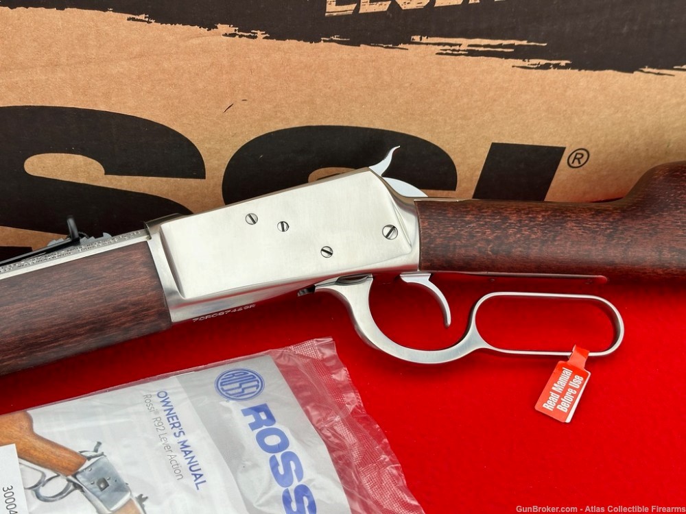 Mint Rossi Model R92 / 1892 Lever Action .357 Magnum 24" - Stainless & Wood-img-5