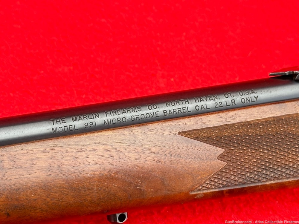 Marlin Model 881 "Micro-Groove" Bolt Action Rifle .22 LR Blue 22"-img-8