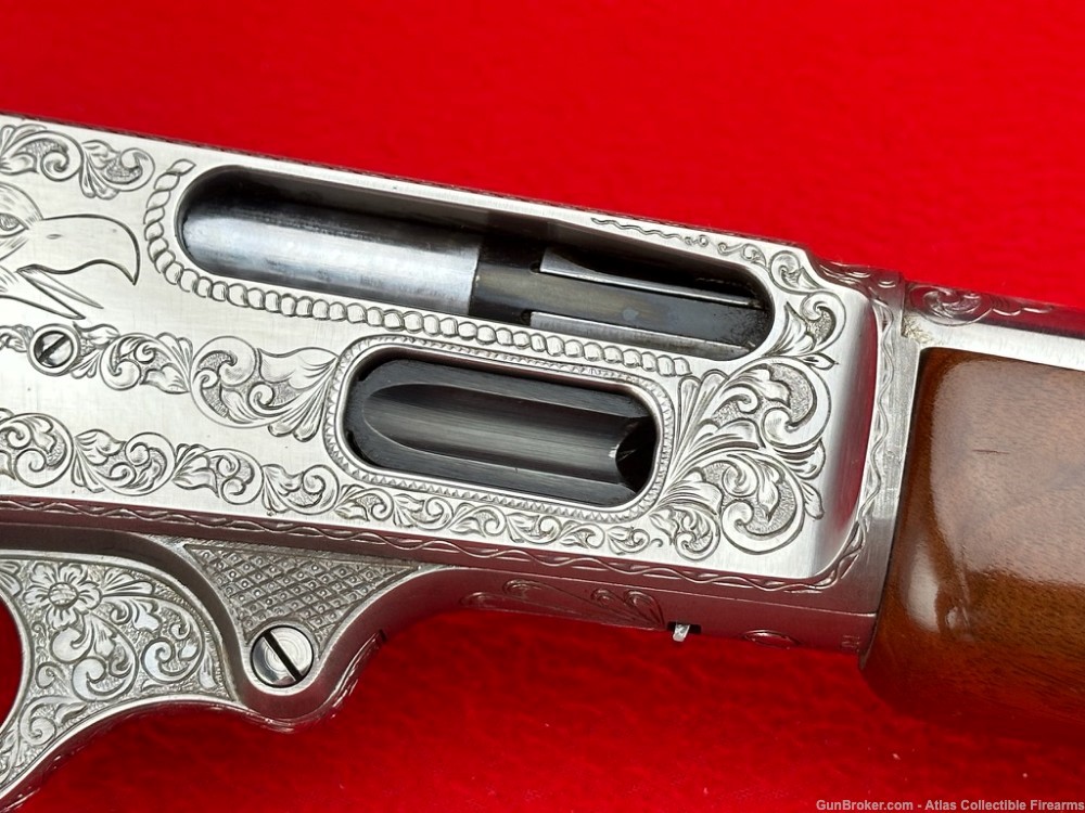 1977 "JM" Marlin 444S Stainless .444 Marlin 22" - INCREDIBLE HAND ENGRAVING-img-12