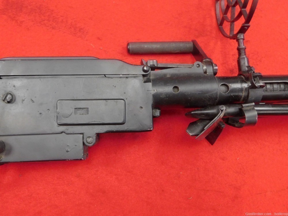 Very Nice Scarce Dummy Madsen Light Machine gun, With extras maxim mg42 -img-11