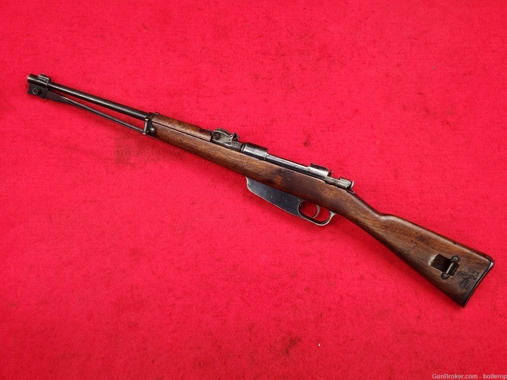 Very nice 1935 Italian M38 Carcano carbine 6.5  Carcano scarce WW2 -img-1