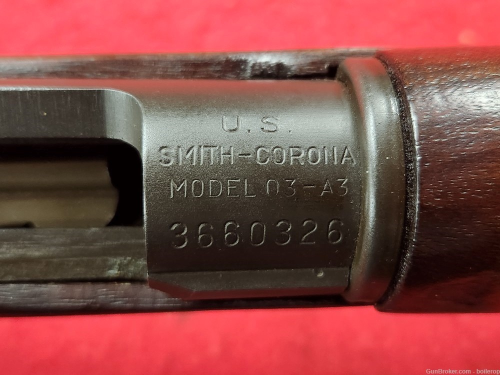 Excellent, Smith Corona Springfield 1903A3 Rifle, 3006, WW2 1943-img-77
