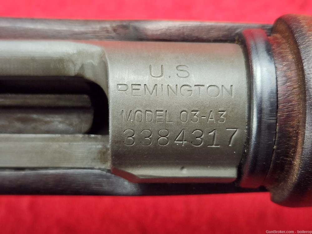 US WW2 Remington 1903A3 Rifle, 30-06 30 Cal, Springfield-img-57