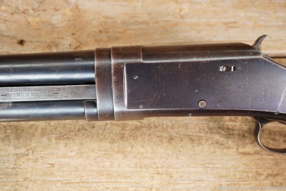 Winchester Model 1897 BRUSH GUN 12 ga 26" CYL choke nice original C&R 97 -img-23
