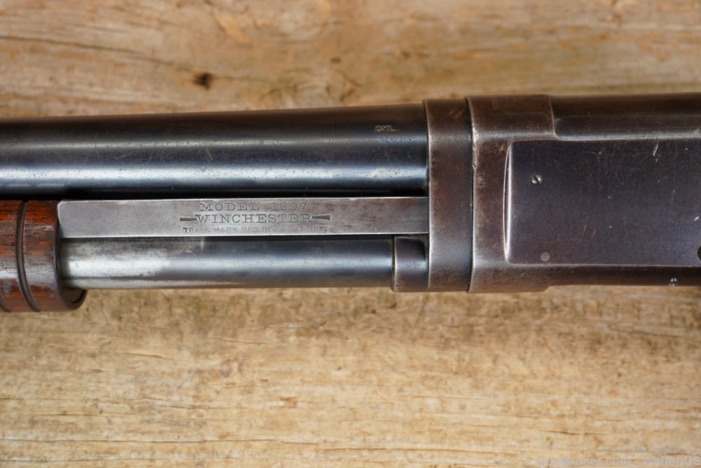 Winchester Model 1897 BRUSH GUN 12 ga 26" CYL choke nice original C&R 97 -img-24