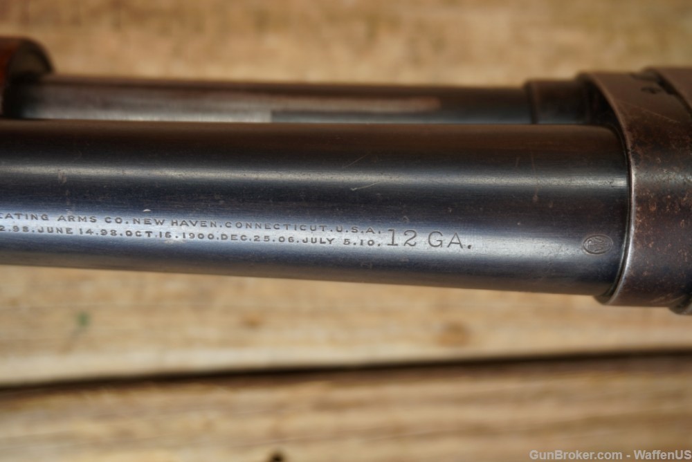 Winchester Model 1897 BRUSH GUN 12 ga 26" CYL choke nice original C&R 97 -img-43