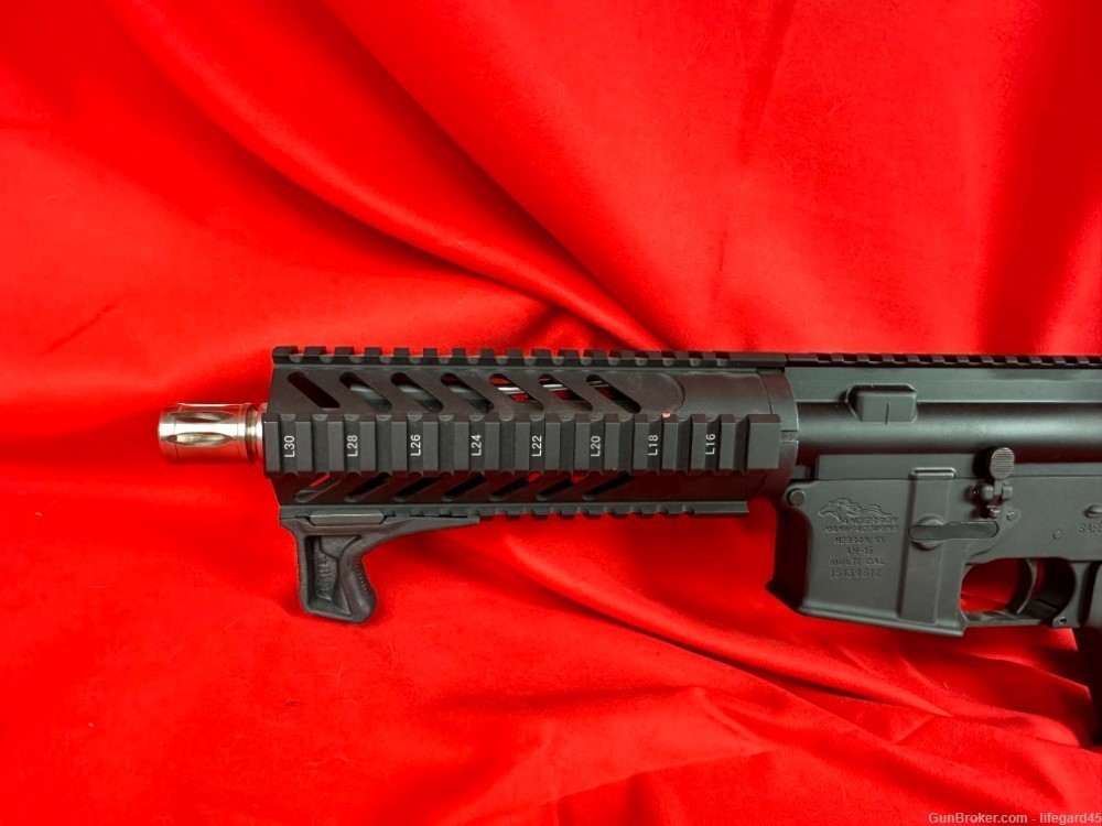  AR15 Pistol Custom Upper. 7.5" SS Barrel and FH, Hogue grip, NIB 5.56-img-4
