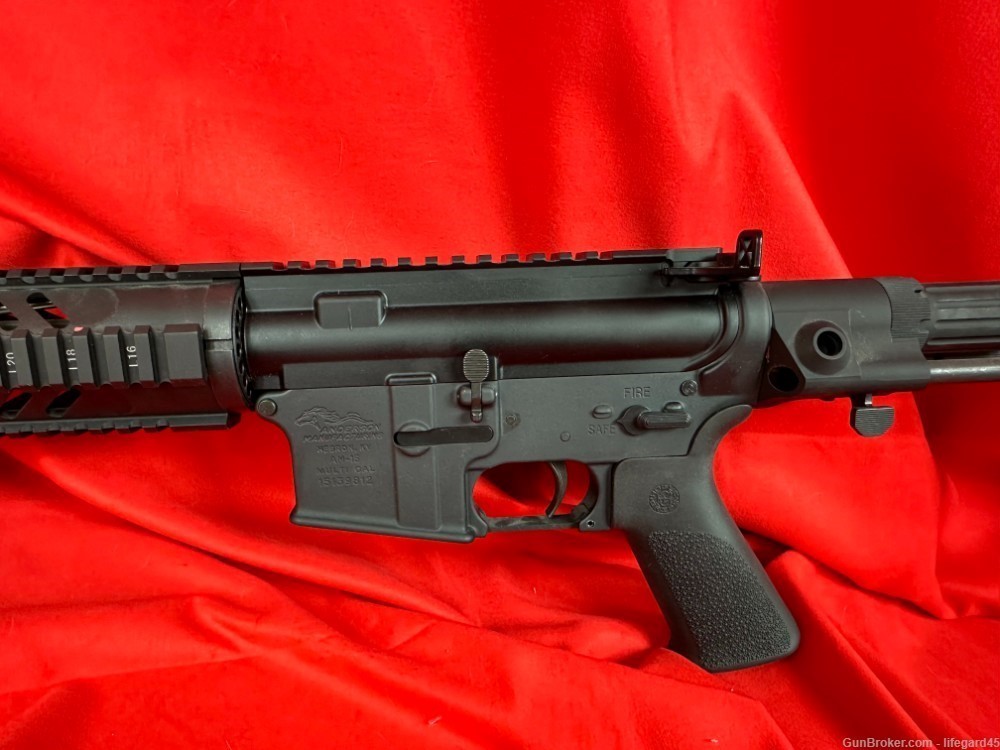  AR15 Pistol Custom Upper. 7.5" SS Barrel and FH, Hogue grip, NIB 5.56-img-3