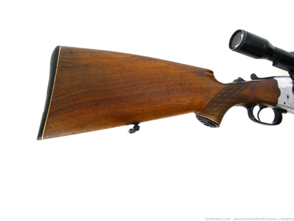 1966 German Heym 22S Combination Gun 16GA & .222Rem  Q&R NR Penny Start-img-7
