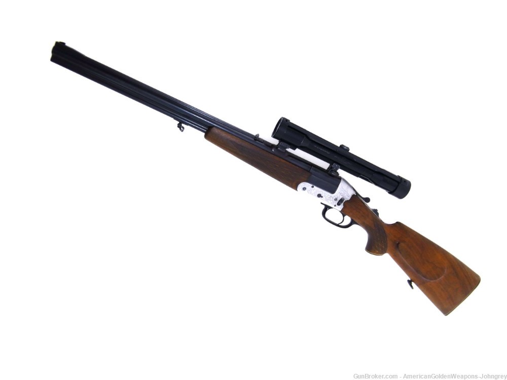 1966 German Heym 22S Combination Gun 16GA & .222Rem  Q&R NR Penny Start-img-1