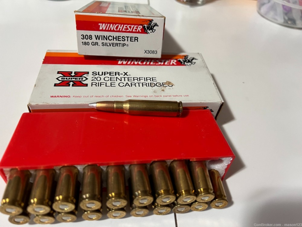2 FULL BOXES WINCHESTER IN 308 WIN 180 GR SILVERTIPS  40 rds-img-0